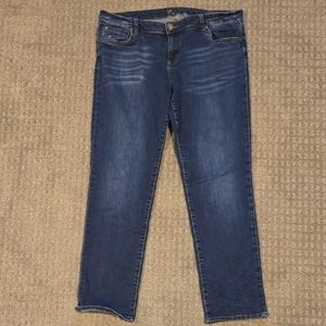 Kut from the Kloth Dark Blue Straight Leg Jeans